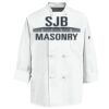 Eight Knot Button Chef Coat with Thermometer Pocket Thumbnail
